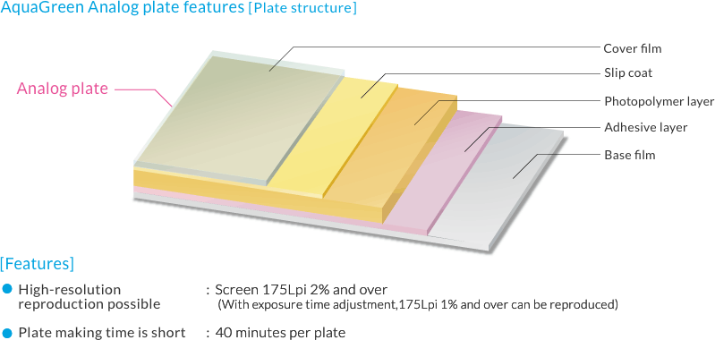 AquaGreen Analog plate features