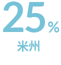 24% 米州