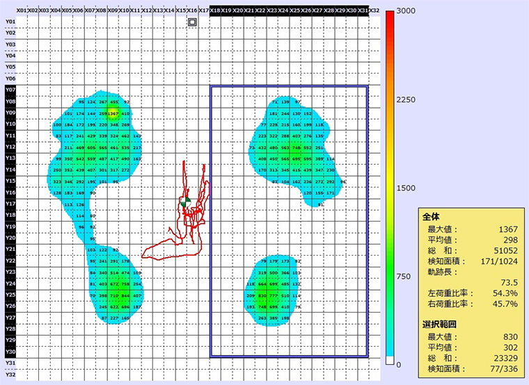 圧力分布図